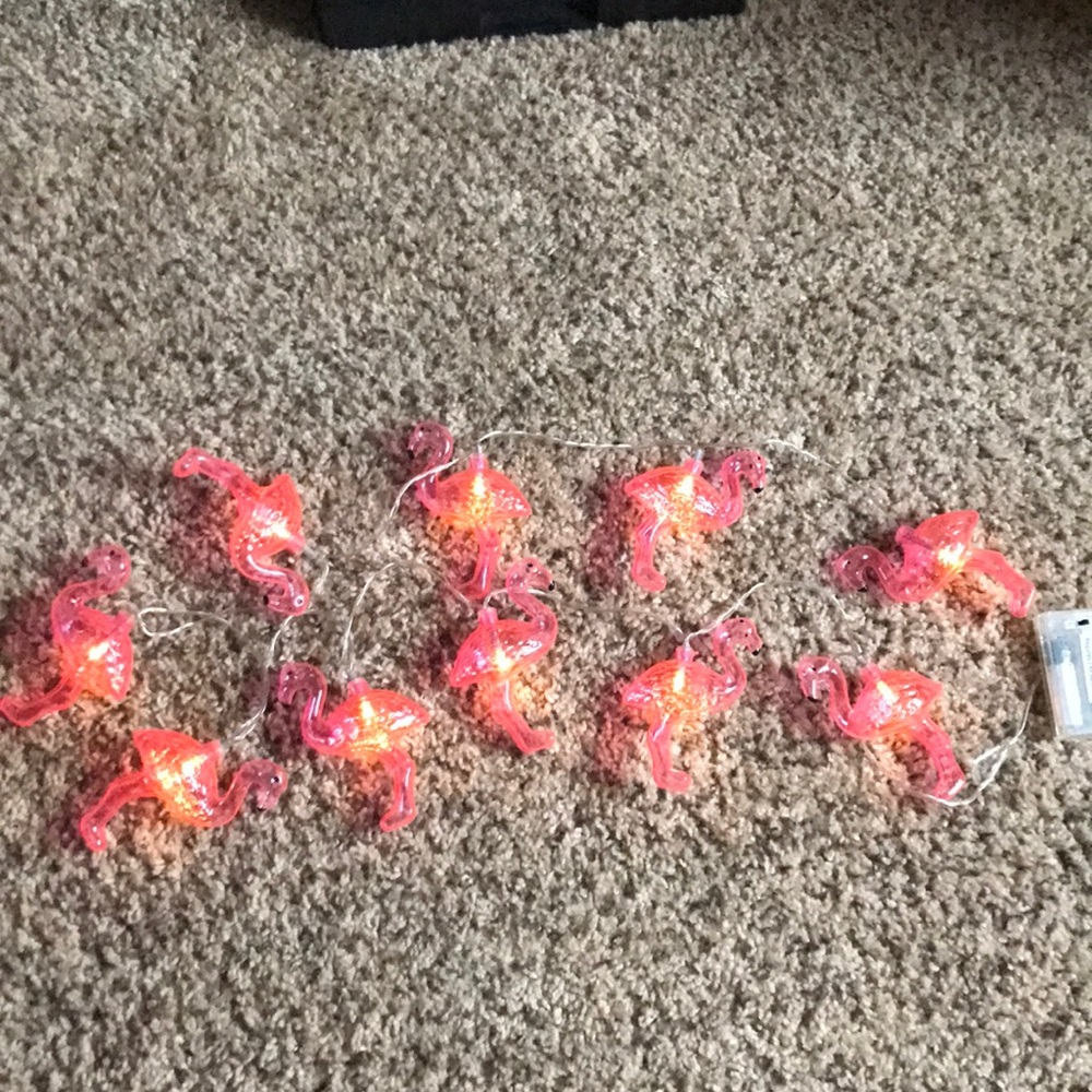 Flamingo string lights